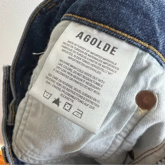 AGOLDE Kye Mid Rise Straight Leg Jeans